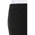 thumbnail image 3 of Hilary Radley Women's Built-in Shorts front Pockets Super Stretch Skort-Black / L, 3 of 4