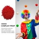thumbnail image 4 of Pelucas coloridas para el cabello Qarigey Cosplay de payaso mascarada carnaval Halloween rojo brillante, 4 of 6