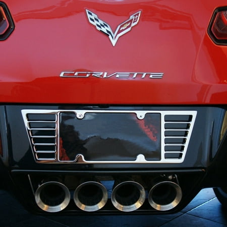 C6 Corvette 2005-2013 License Plate Frame w/Angled