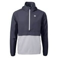 thumbnail image 2 of Men's Cutter & Buck Blue New York Giants Charter Eco Recycled Anorak Half-Zip Jacket, 2 of 3