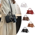 thumbnail image 4 of FENOHREFE Creative Alligator Embossed Crossbody and Handheld Bag Set PU Leather Shoulder Bags Handbag for Fashionable Ladies, 4 of 8