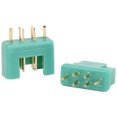 thumbnail image 4 of Par de conectores de 6 pines y 40 A chapados en oro de 24 quilates para coches y cuadricópteros RC (verde), 4 of 8