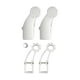 thumbnail image 1 of Accesorios de Soportes DYNWAVEMX para toldos de aleación de aluminio blanco para tubos cuadrados de 40mm, 1 of 8