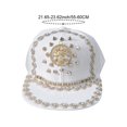 thumbnail image 2 of Hsqqdc Studded Baseball Cap with Spider Chain Rhinestone Hip Hop Hat, 2 of 7