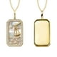 thumbnail image 1 of Collar de 12 constelaciones con diamantes y piedras de colores • Colgante del zodiaco para mujer • Joyería astral bañada en oro • Caja de regalo, 1 of 1