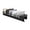 Black, variant on White Tile Board Display Rack, 10 Slot Sample Holder, 45° Slant Iron Stand, for Trade Show, Showroom, Retail Store, Countertop, Marble, Floor Sample