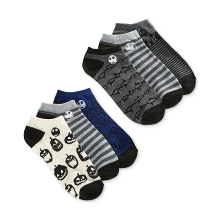 Disney Womens 6 Pack The Nightmare Before Christmas No Show Socks