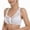 White, variant on Women Push Up Bras Lace Front Closure No Underwire Bralettes Plus Size Wireless Underwear Full Coverage Everyday Bra,Color:Black