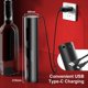 thumbnail image 3 of Abridor de Vino Eléctrico: Abridor Automático de de Vino con Cortador de Papel de Aluminio, Vertedor de Vino y Tapón de Vacío, para Cocina y Bar., 3 of 5