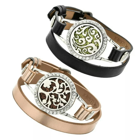 HOOUN 2 Pcs Life Tree Design Wrist Chain Mom Bracelets Scented Woman Mother