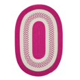 thumbnail image 1 of Colonial Mills Rug NT72R096X132 8 x 11 ft. Crescent Braided Rug  Magenta, 1 of 1
