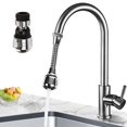 thumbnail image 7 of Marbhall Flexible Faucet Sprayer Attachment 360 ° Kitchen Sink Aerator Extender for Cold Hot Water Silver, 7 of 7