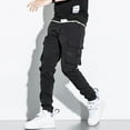 thumbnail image 2 of Vedolay Mens Sweatpants Loose Baggy with Pockets Gym Sweatpants Black,M, 2 of 5