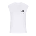 thumbnail image 2 of Playeras Lisas Para Hombre, Camiseta De Manga Corta Sin Mangas Para Deportes Al Aire Libre, De Verano, Para Hombre, Con Estampado De Cocotero, 2 of 3
