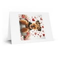 thumbnail image 2 of DistinctInk Greeting Card / Note Card - Valentine's Day Airedale Terrier Puppy - PACK of 5, 2 of 7