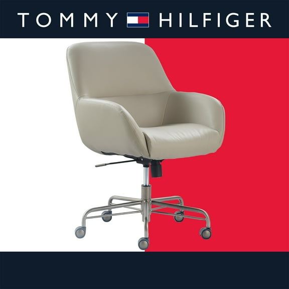 Tommy Hilfiger Forester Leather Office Chair Cream