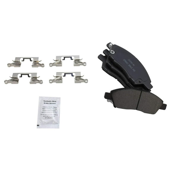 TRQ Front Premium Posi Ceramic Disc Brake Pad Kit for Nissan Versa New BFA73470 Fits select: 2014-2019 NISSAN VERSA NOTE