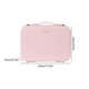thumbnail image 4 of Estuche Cosmético Bolso de cosméticos para mujer con espejo LED Luz PU Bolsas de almacenamiento de gran capacidad (Rosa), 4 of 8