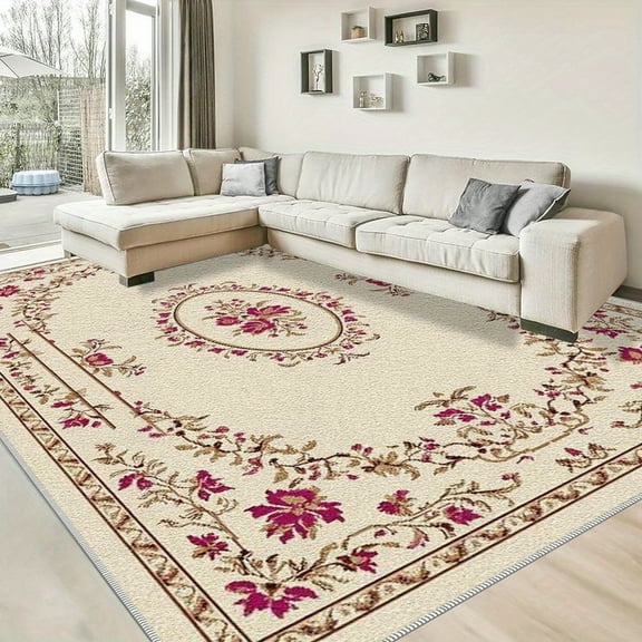6.5'x10' small carpet large carpet for bedroom area rug thick farmhouse area rug unique area rug