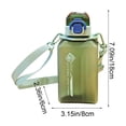 thumbnail image 3 of Ywbawe Plastic Water Bottle Sports Water Bottle with Lid Insulated Reusable for Outdoor Activities 1-Pack, 3 of 6
