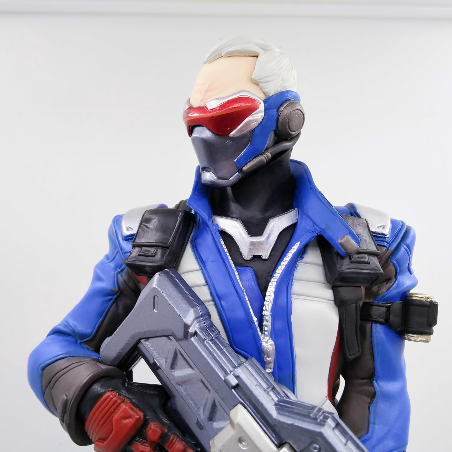 Jack Morrison Figure, Holding A Gun Jack Morrison Action Figures 35cm/13.8inch PVC Character Figurine Model Collectible Handicrafts Anime Gift