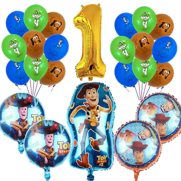 Toy Story Balloons Party Supplies 1st Big Number Decorations Decor Kit Birthday