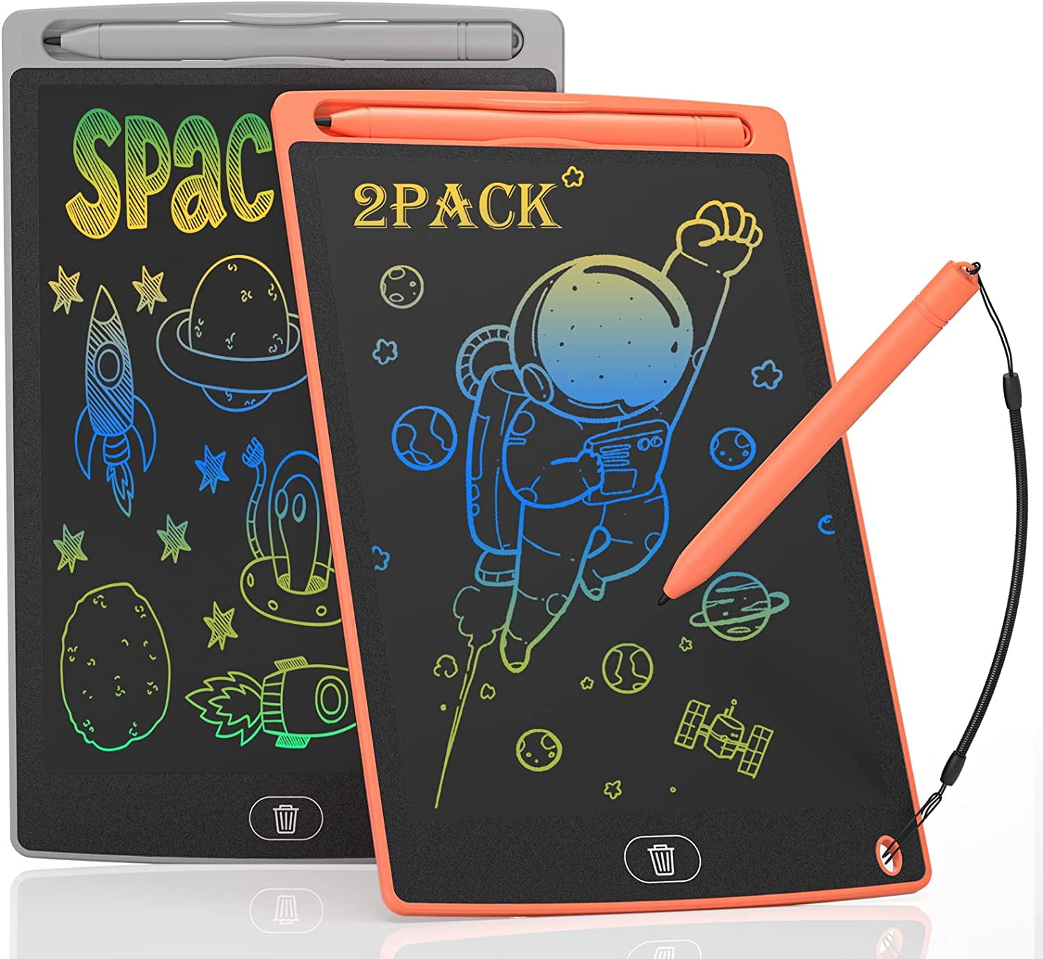 2 Pack LCD Writing Tablet for Kids 8.5 Inch Colourful Screen Drawing