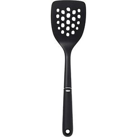 

OXO Good Grips Black Nylon Square Slotted Turner / Spatula With comfortable Grip