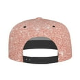 thumbnail image 4 of Easygdp Rose Gold Glitter Baseball Cap with Adjustable Flat Suitable for Head Circumference 22.4-23.6 in, 4 of 9