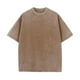 thumbnail image 1 of Ceisia Men's Vintage Washed Solid Crew Neck Short Sleeve T-Shirt Casual Retro Top Khaki XXXXXL Gifts, 1 of 7