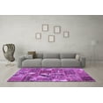 thumbnail image 3 of Ahgly Company Indoor Rectangle Patchwork Purple Transitional Area Rugs, 7' x 10', 3 of 4