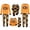Halloween Gnome Moon Camo, variant on Onlypjs Matching Family Halloween Pajamas 2 Piece Set Bat Camo Printed Sleepwear Pjs Sets Haunted Castle Pumpkin Gnome Loungewear for Adults Women Men Couples