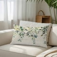 thumbnail image 3 of Eucalyptus Leaves Body Pillow Cover, Pillowcase Protectors with Zipper, Breathable Decorative Throw Pillow Case Cover, Watercolor Weeping Teal Botanical Vintage Pillow Shams for Couch Sofa 24x36Inch, 3 of 8