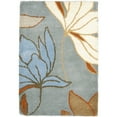 thumbnail image 2 of SAFAVIEH Soho Keith Floral Wool Area Rug, Blue/Multi, 6' x 6' Square, 2 of 10