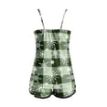 thumbnail image 4 of JIANJIA Womens Pajama Sets Christmas Tree Print Sexy Casual V Neck Spaghetti Strap Camisole With Shorts Sleepwear Homewear, 4 of 4