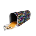 thumbnail image 5 of Yiaed Colored Glass1 Print Mailbox Covers, Magnetic Mailbox Cover, Mail Box Covers for Garden Outdoor Decor Box Covers-21x18 in, 5 of 8