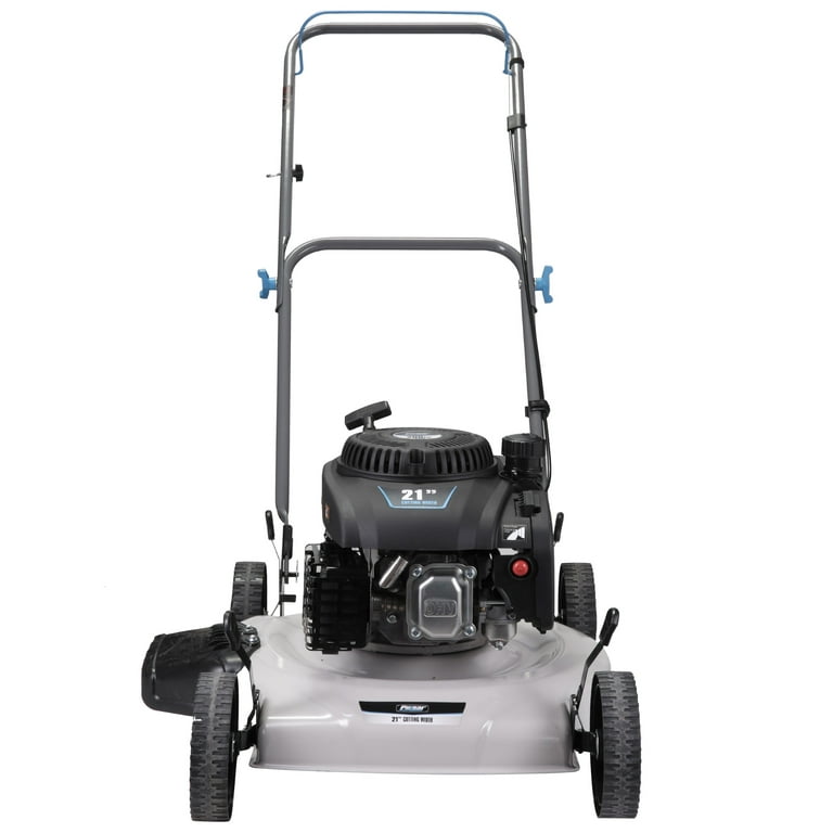 Pulsar 21 Cutting Path Gas Powered Lawn Mower with Side Discharge 5 Position Height Adjustment