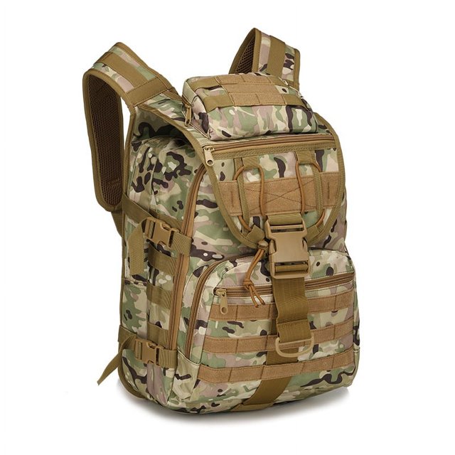 Sac à Dos Tactique Extérieur Imperméable Randonnée Voyage Ag Camouflage Sac à Dos Résistant à l'Usure