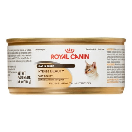 Royal Canin Feline Health Nutrition Intense Beauty Loaf in Sauce Wet Cat Food, 5.8 oz (Case of