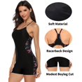 thumbnail image 3 of Women's One Piece Boyleg Swimsuits Athletic Training Swimwear Womens Bathing Suits, 3 of 7