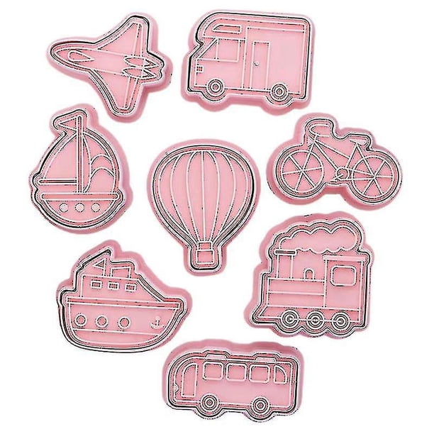 Molde cortador de galletas para hornear de transporte, para hornear pasteles y galletas Fondant