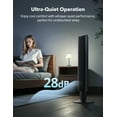 thumbnail image 6 of TaoTronics Tower Fan, 42'' 90° Oscillating Quiet Standing Bladeless Fans with Remote, 25 ft/s Velocity, Height Adjustable, 5 Speeds 3 Modes, 12H Timer, Floor Fans for Bedroom, Home, Room, 6 of 9