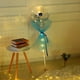 thumbnail image 2 of Globo luminoso Ramo de rosas Led Light Up Bobo Ball con rosa Globos de burbujas brillantes de 20 pulgadas con oso de fresa Electrónica, 2 of 4