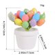 thumbnail image 2 of Easter 12cm Easter Egg Potted Spotted Egg Flowerpot Outdoor Courtyard Easter Decoration, 2 of 3