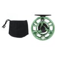 thumbnail image 2 of Large Arbor Fly Reel, Fly Fishing Reel Aluminum Alloy Push Button Release  for Freshwater, 2 of 8