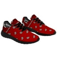 thumbnail image 3 of Customuart Paisley Shoes Men Fashion Sneakers Red Size 7, 3 of 5