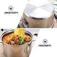 thumbnail image 2 of Stainless Steel Soup Pot 2pcs Versatile Cooking Pot Heat Resistant Stewing Pot Kitchen Essential, 2 of 8