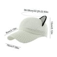 thumbnail image 3 of Guozer Mesh Hat for Woman Summer Shade Cap Breathable Baseball Cap, 3 of 6