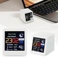thumbnail image 2 of Desktop Smart Weather Station LED LCD Digital Clock HOT WiFi 2023 M6X1, 2 of 8