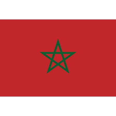 Morocco Flag Decal Sticker - 6 inches wide
